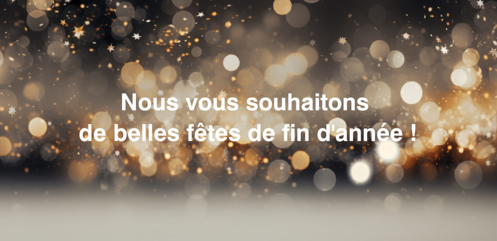 Bandeau fête de fin d'année, dubat vous souhaite de belles fêtes de fin d'année.