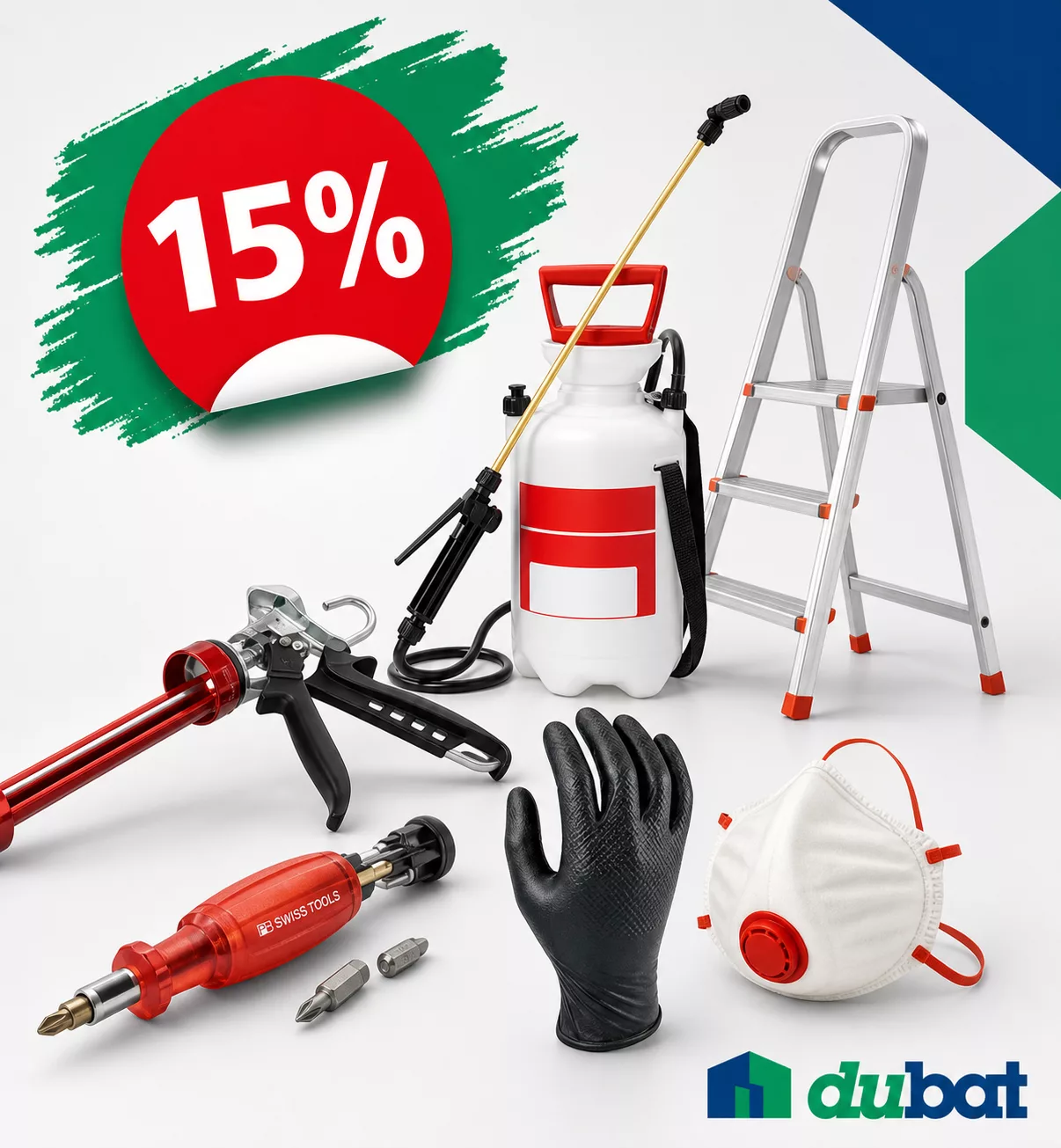 Sélection de produits de quincaillerie Dubat avec remise de 15%